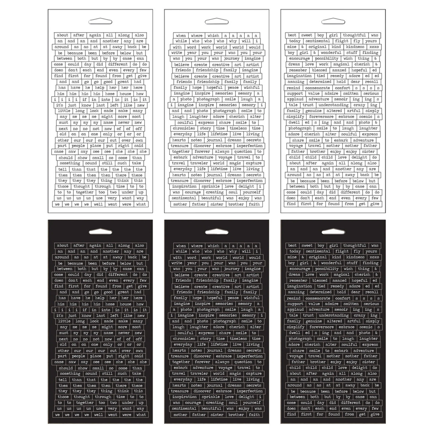 Idea-ology Tim Holtz Chitchat Sticker Tablet - Verbiages - Image 2
