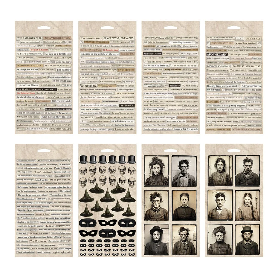 Idea-ology Tim Holtz Halloween Sticker Book - Image 2