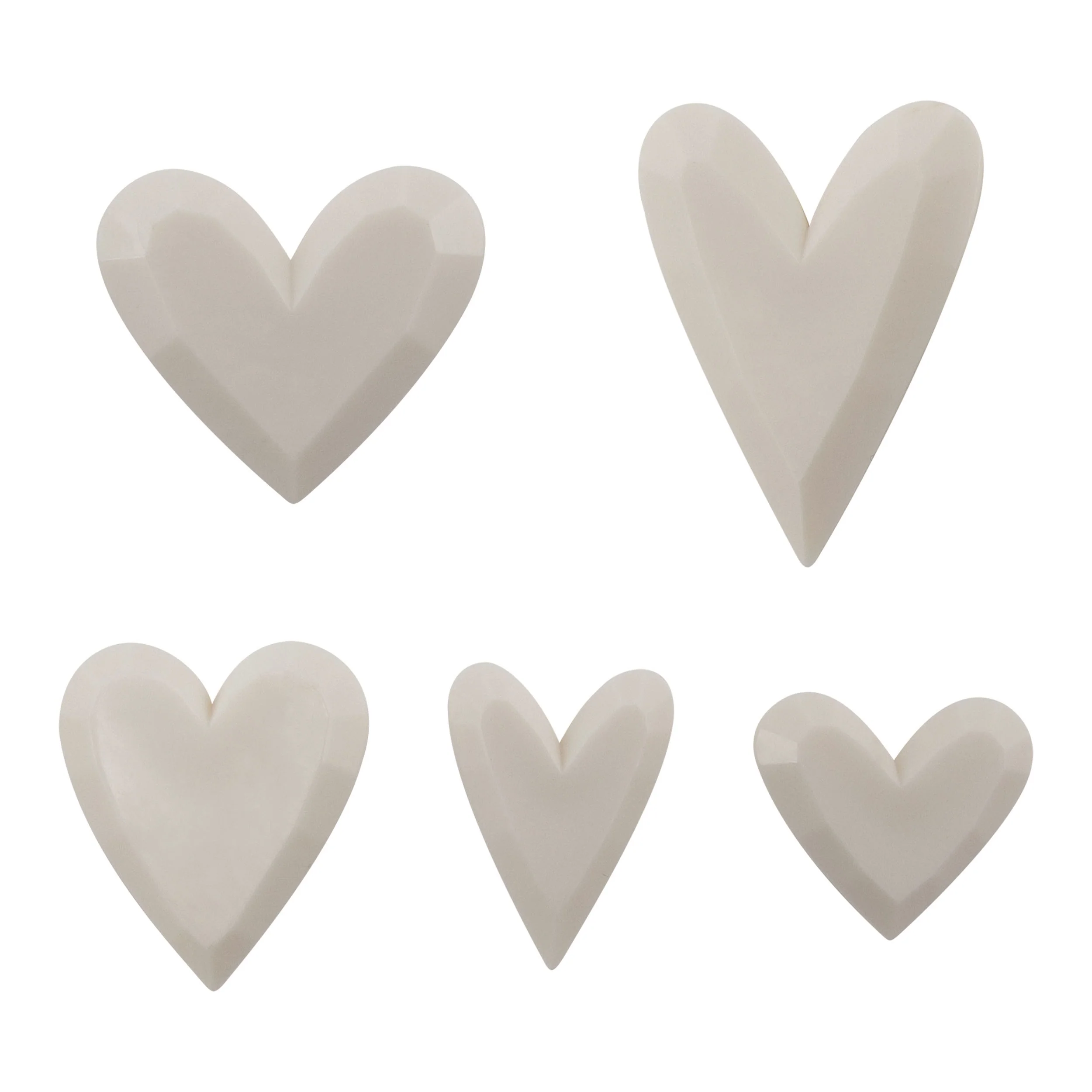 Idea-ology Tim Holtz Salvaged Hearts-5 Pieces - Image 2