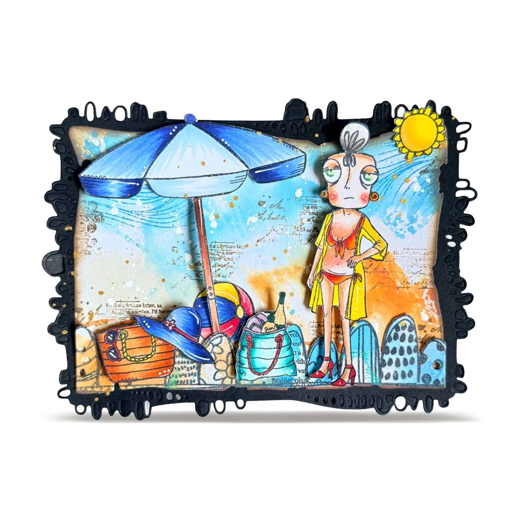 Janet Klein Miss Dee Stamps Bundle + Free Poster & Bio Cards - Image 23