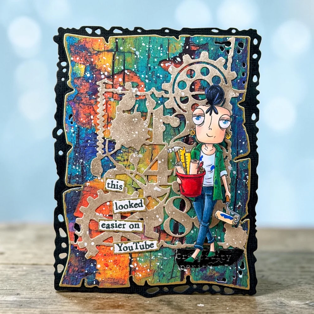 Janet Klein Miss Dee Stamps Bundle + Free Poster & Bio Cards - Image 37