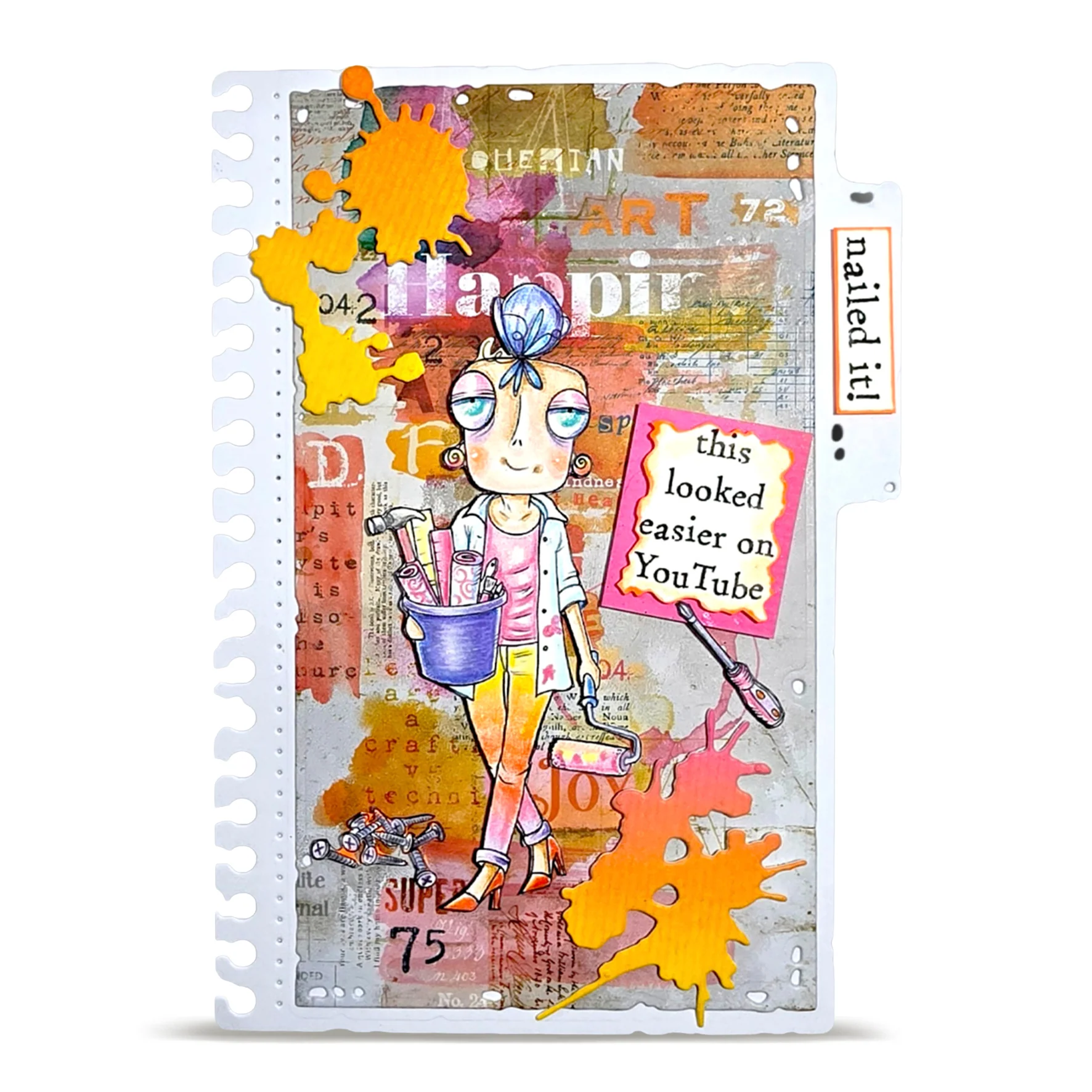 Janet Klein Miss Dee Stamps Bundle + Free Poster & Bio Cards - Image 38