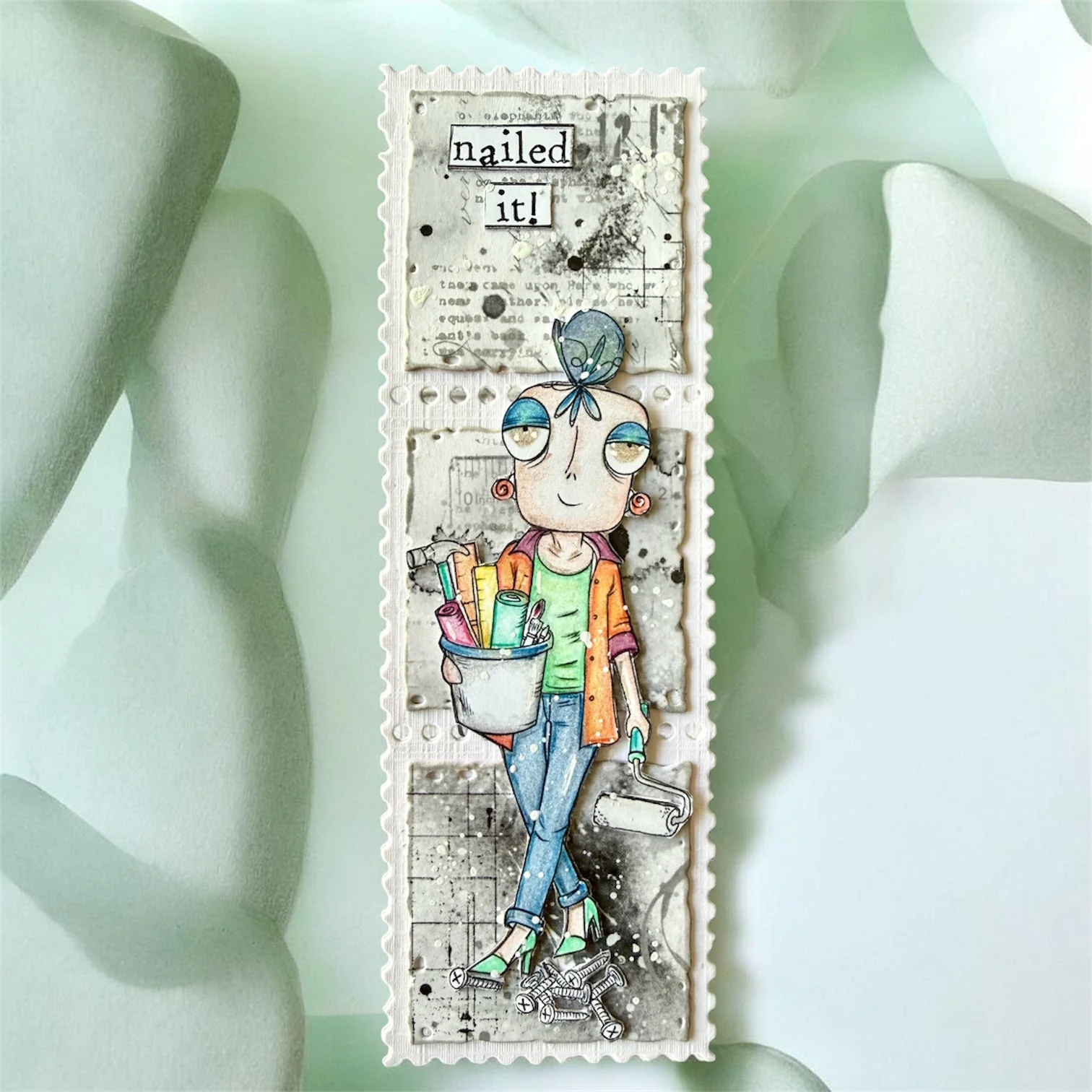 Janet Klein Miss Dee Stamps Bundle + Free Poster & Bio Cards - Image 41