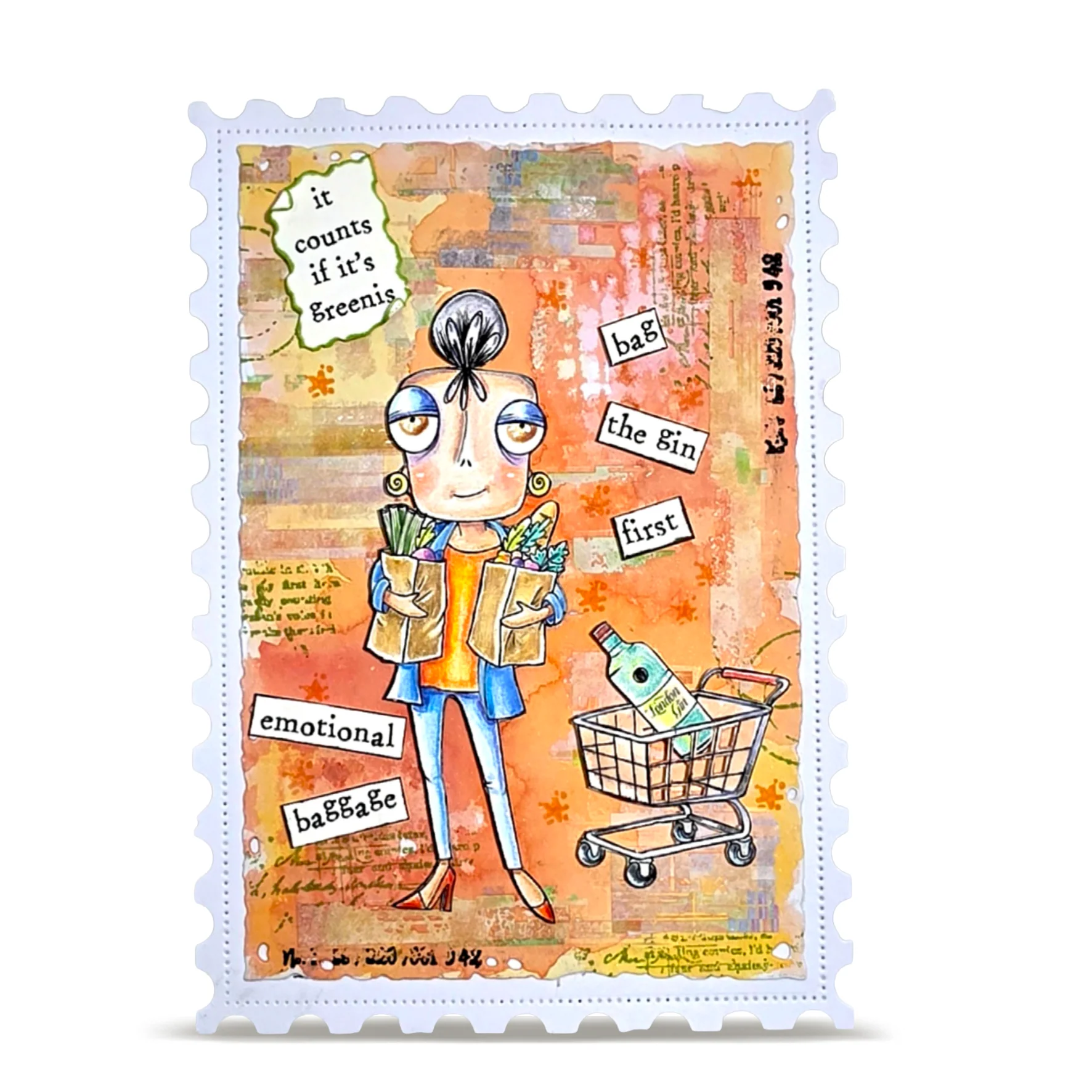 Janet Klein Miss Dee Stamps Bundle + Free Poster & Bio Cards - Image 43