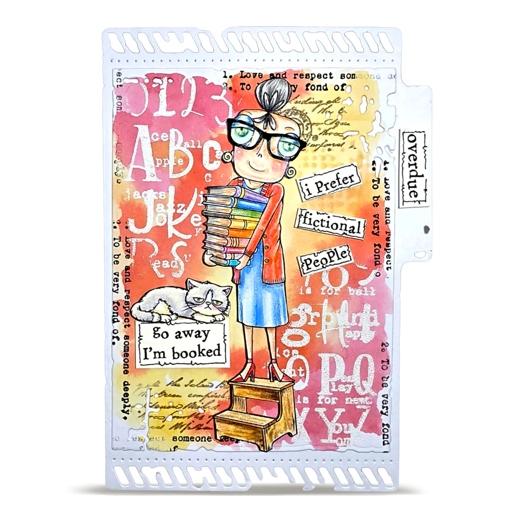 Janet Klein Miss Dee Stamps Bundle + Free Poster & Bio Cards - Image 48