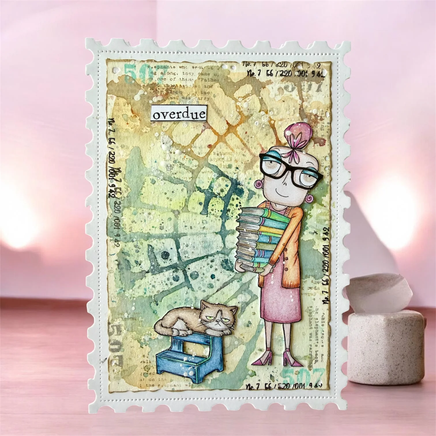 Janet Klein Miss Dee Stamps Bundle + Free Poster & Bio Cards - Image 51