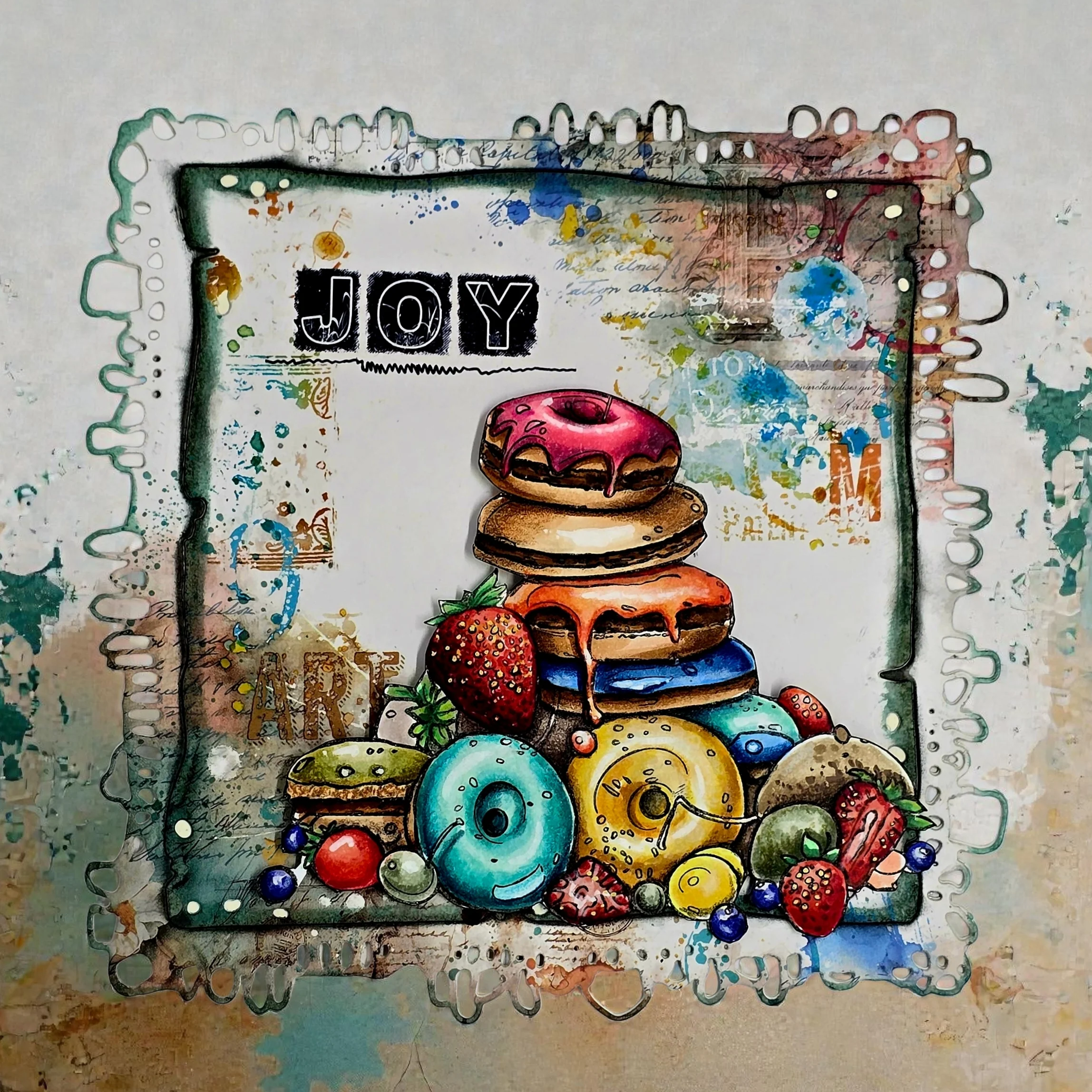 9x Quirky Shapes' Dies Bundle - Image 123