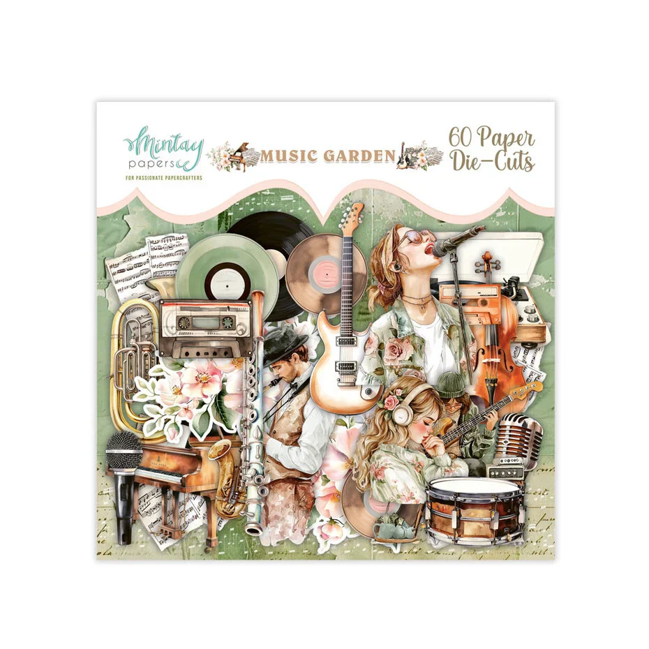 Mintay Music Garden Paper Die-Cuts (60pcs)