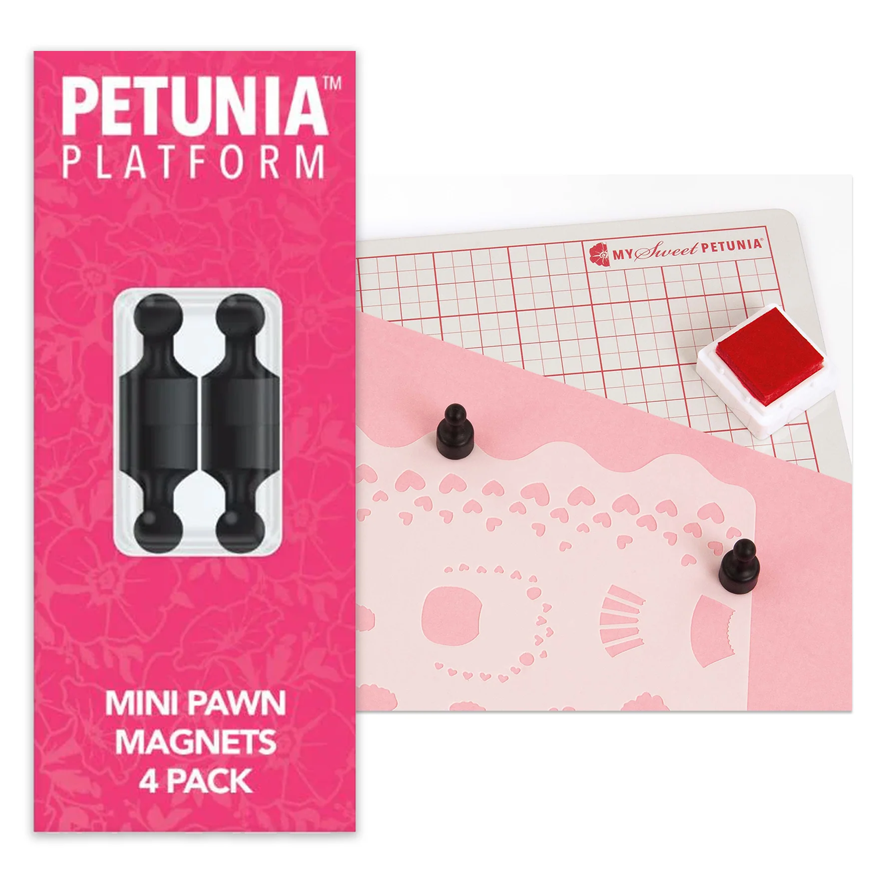 My Sweet Petunia MISTI Mini Pawn Magnets