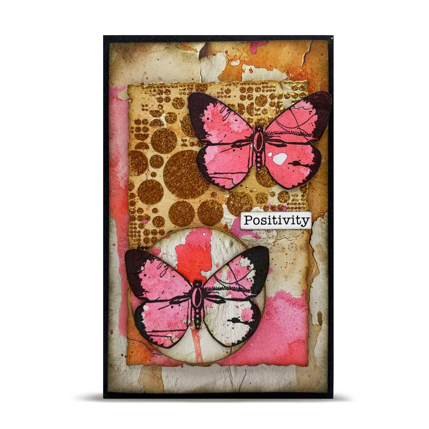 PA-37 - A5 Design Paper - Sunset Splashes - Image 5