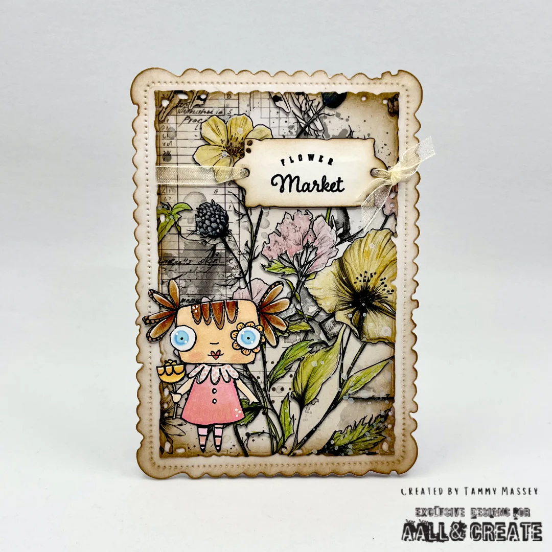 #356 - A7 Clear Stamp Set - Flower Market - Image 3