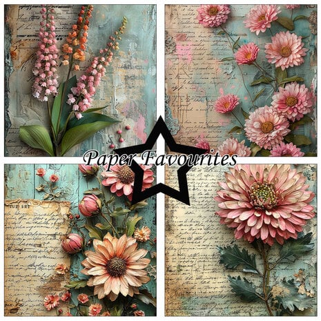 Paper Favourites Flower Journal 6x6 Inch Paper Pad - Image 3