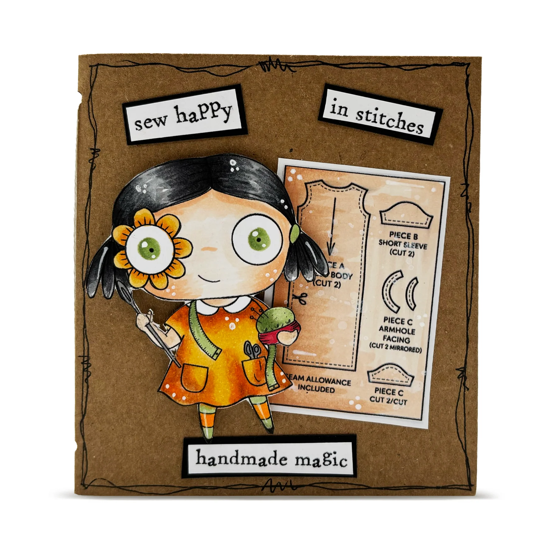 Petals & Ink Stamp Bundle + x12 FREE Limited Character Bio Cards - Image 20