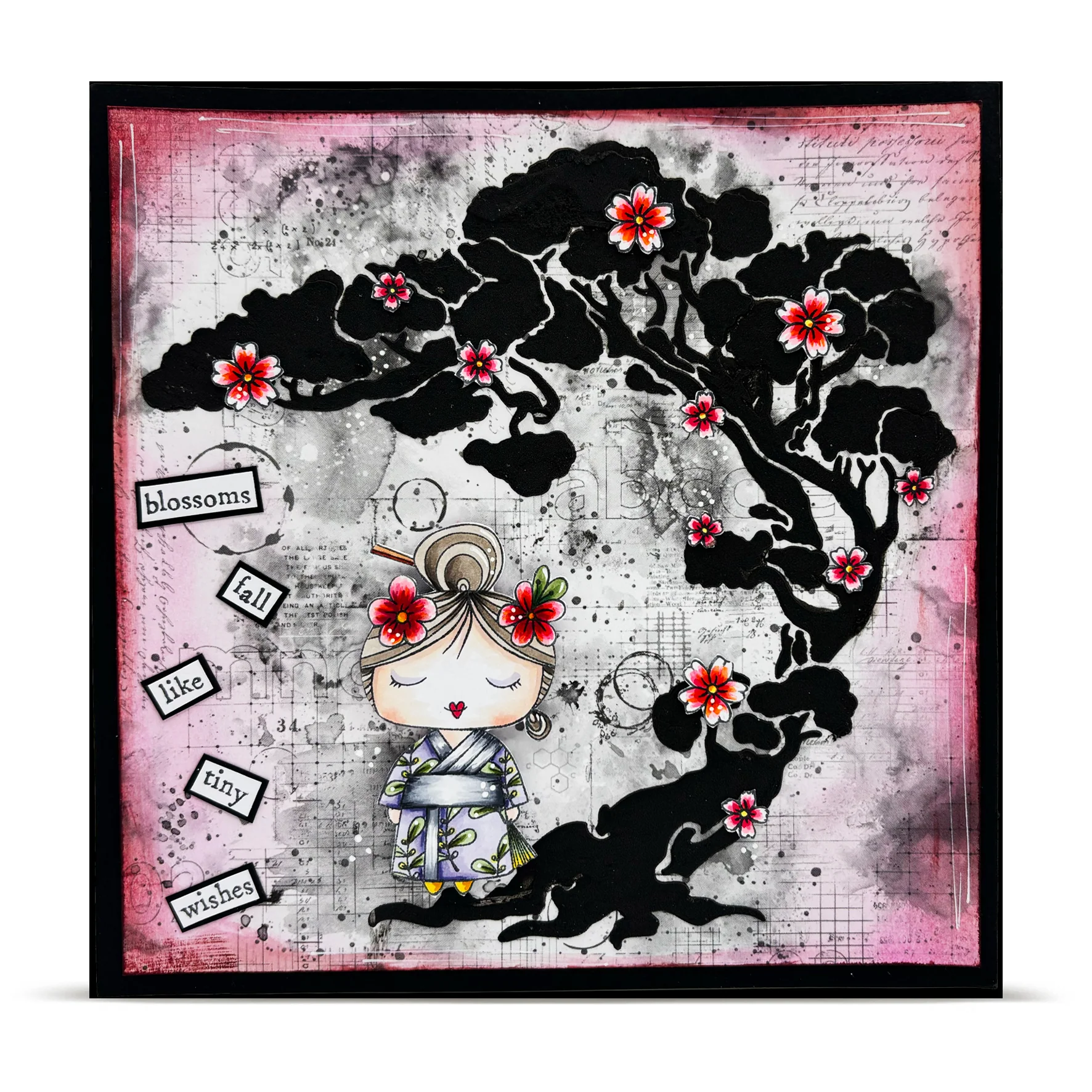 Petals & Ink Stamp Bundle + x12 FREE Limited Character Bio Cards - Image 66