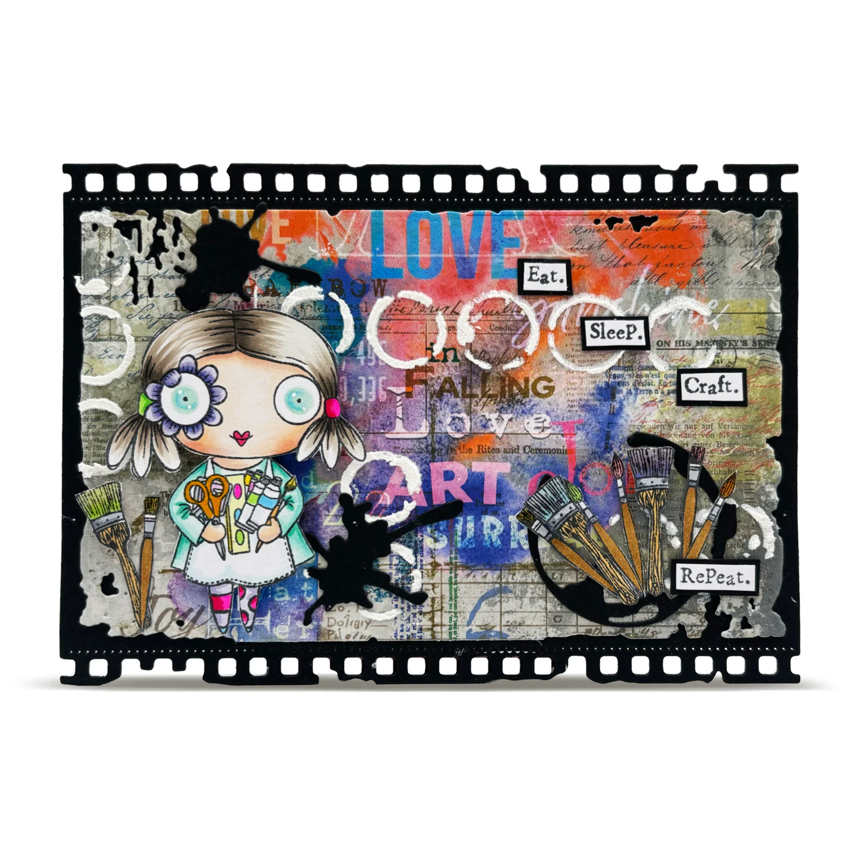 Petals & Ink Stamp Bundle + x12 FREE Limited Character Bio Cards - Image 71