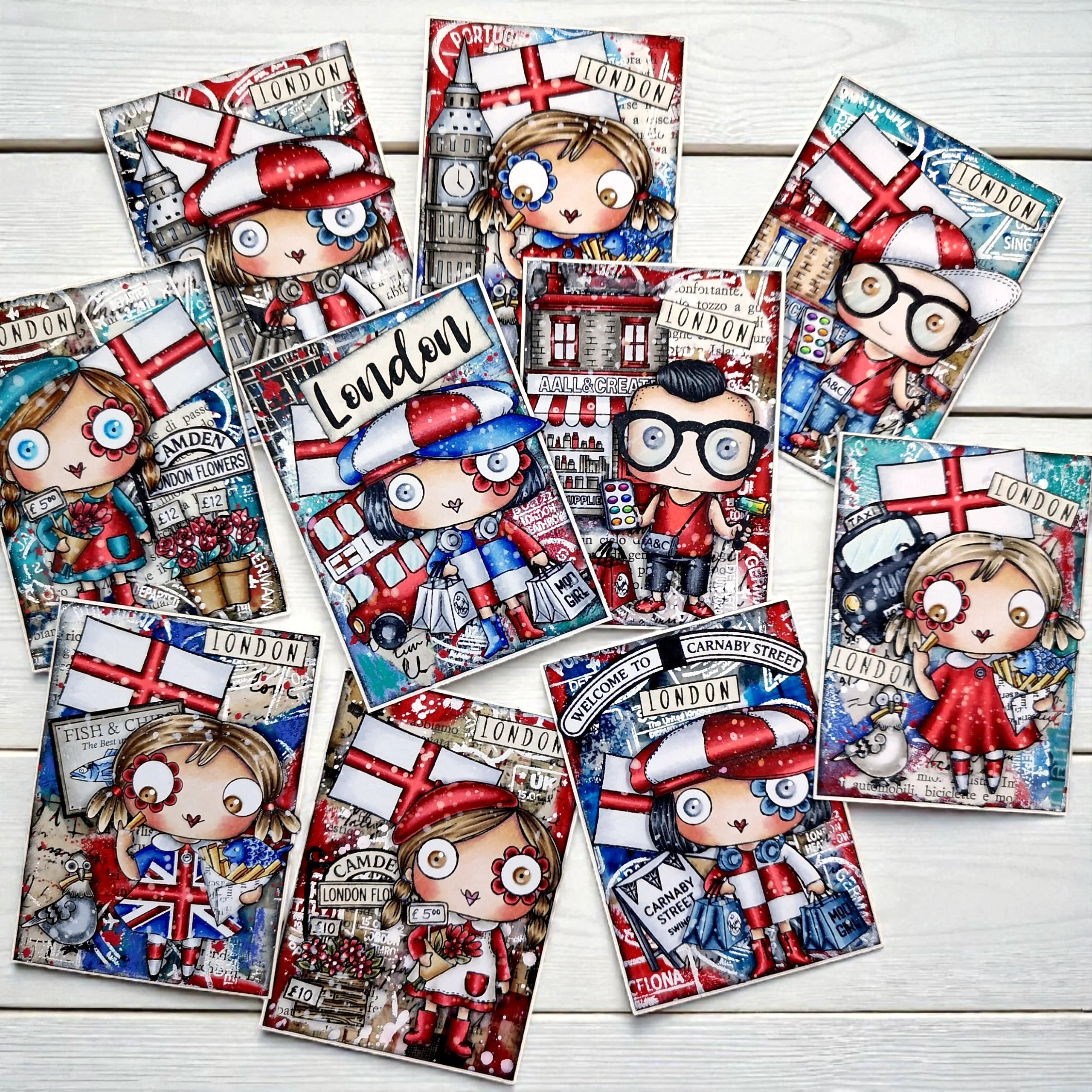 Postcards From London Stamp Bundle. - Image 18