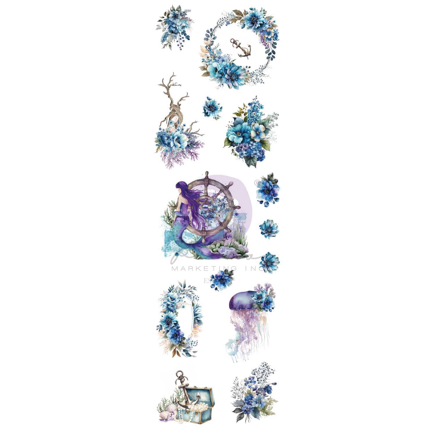 Prima Marketing A Mermaid's Tale Sticker Roll 2m