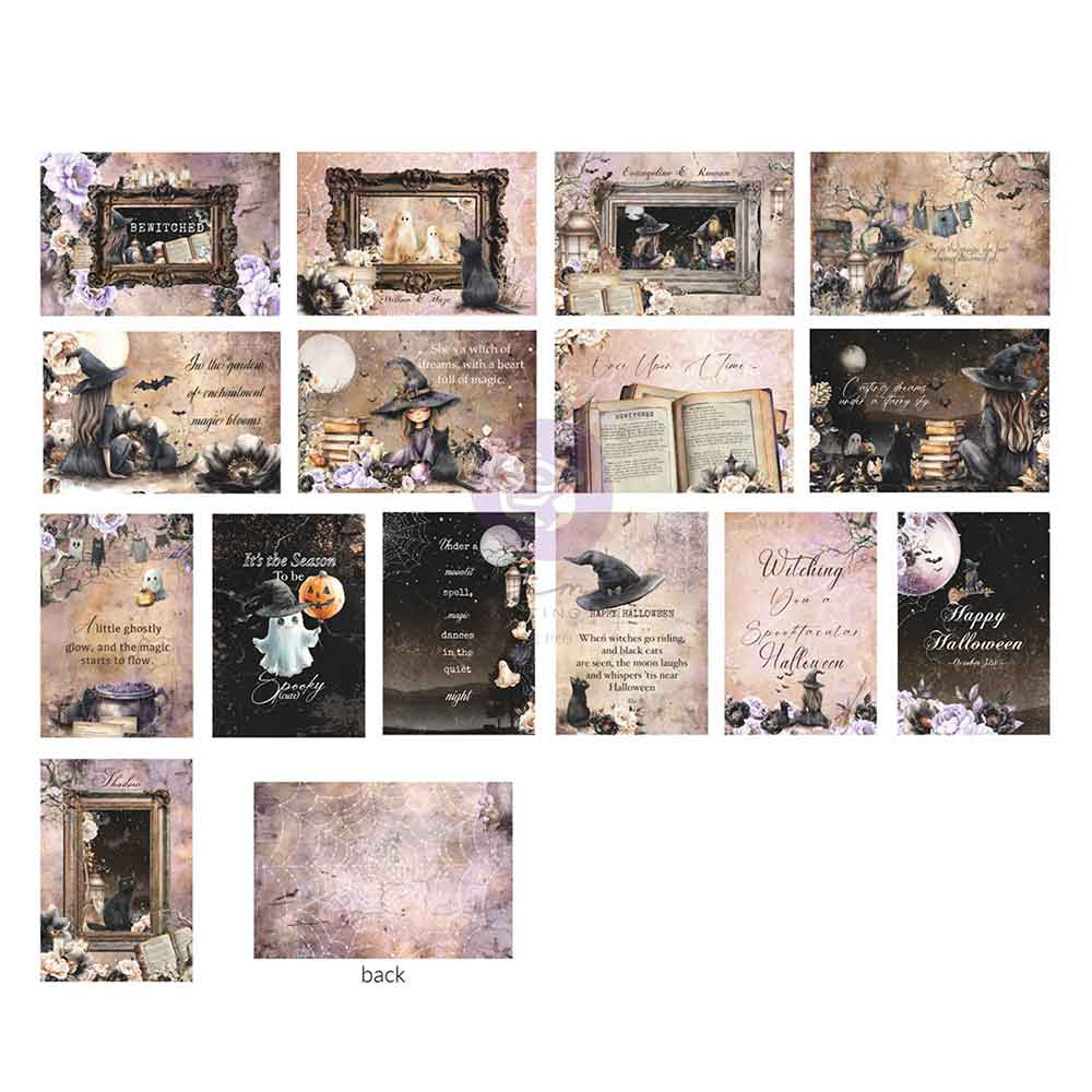 Prima Marketing Bewitched 4x6 Inch Journaling Cards