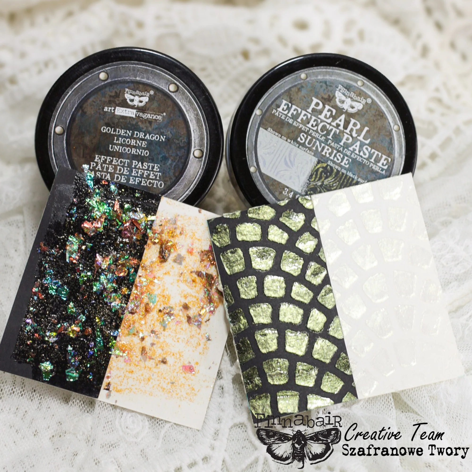 Prima Marketing Finnabair Limited Edition Effect Paste Set Dragonlight (2x100ml) - Image 2