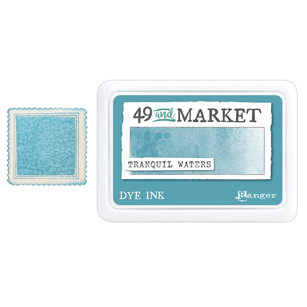Ranger 49 And Market Dye Ink Pad - Tranquil Waters