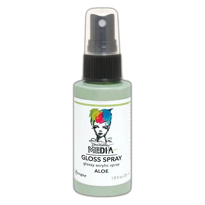 Ranger Dina Wakley Media Gloss Spray Aloe