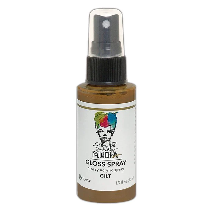 Ranger Dina Wakley Media Gloss Spray Gilt