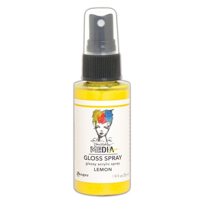 Ranger Dina Wakley Media Gloss Spray Lemon