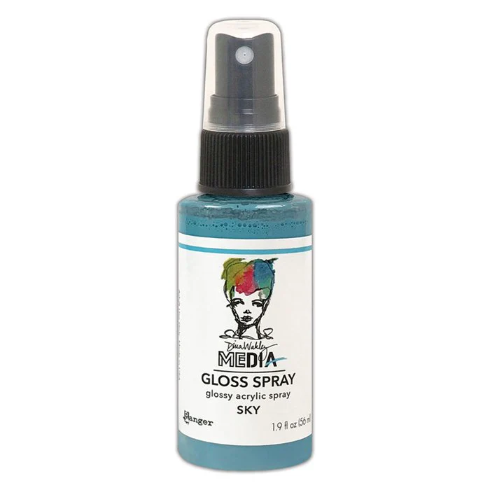 Ranger Dina Wakley Media Gloss Spray Sky