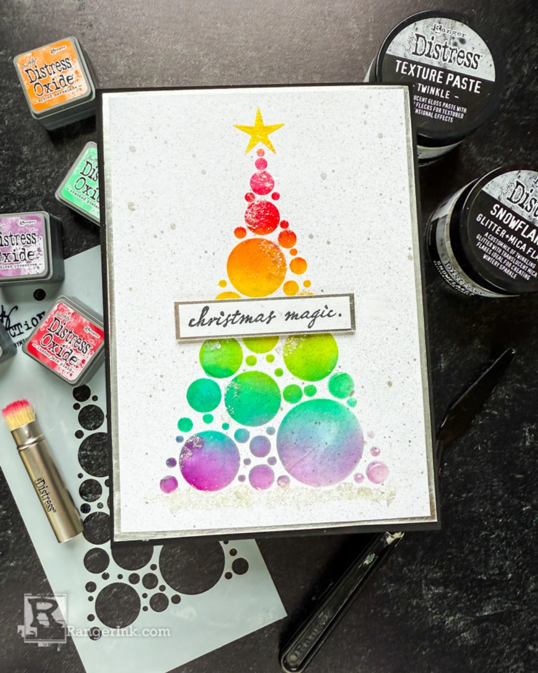 Ranger Tim Holtz® Distress Snowflakes 3 oz. - Image 3