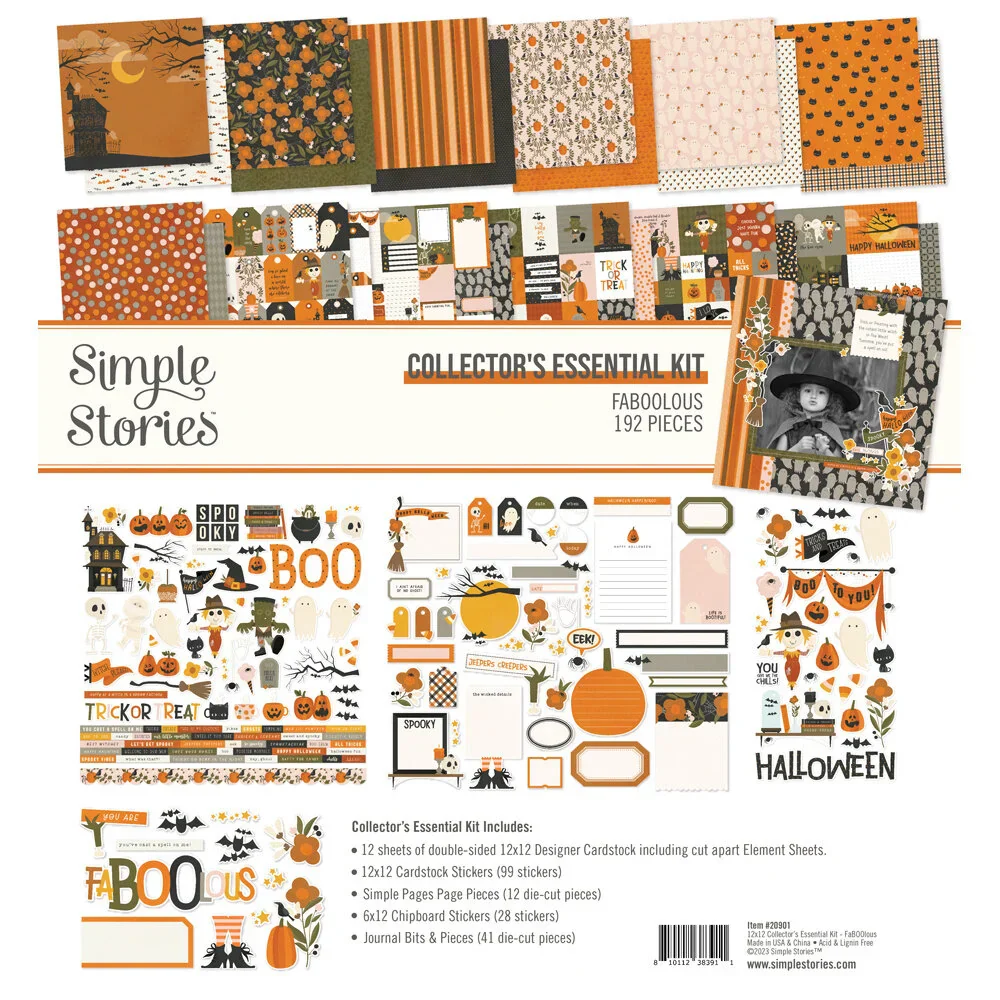 Simple Stories FaBOOlous Collector's Essential Kit