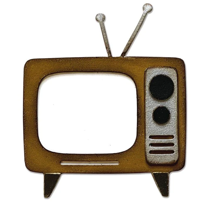 Sizzix Bigz Die Retro Tv By Tim Holtz