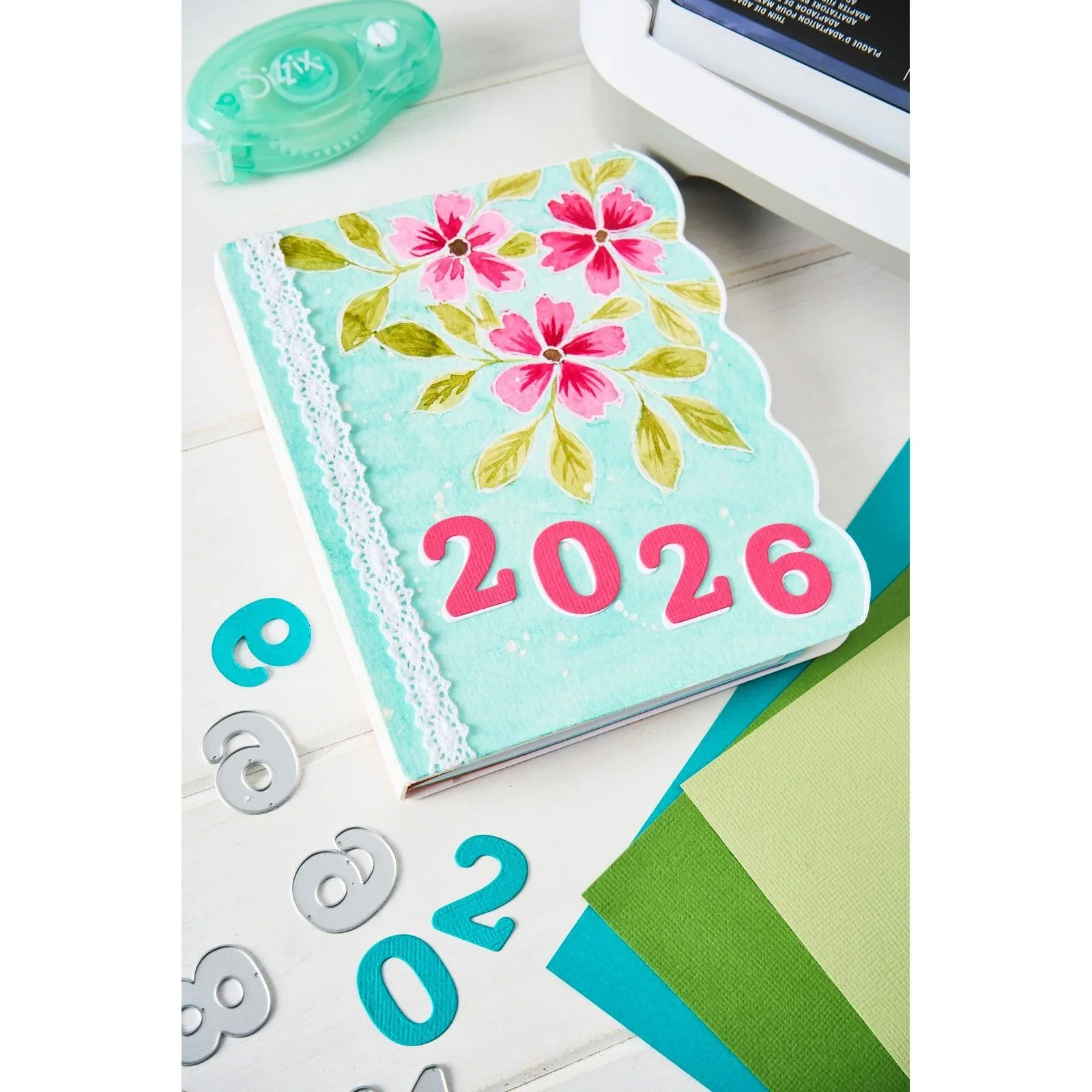 Sizzix Thinlits Die Set Nora Numbers (10pcs) by Eileen Hull - Image 2
