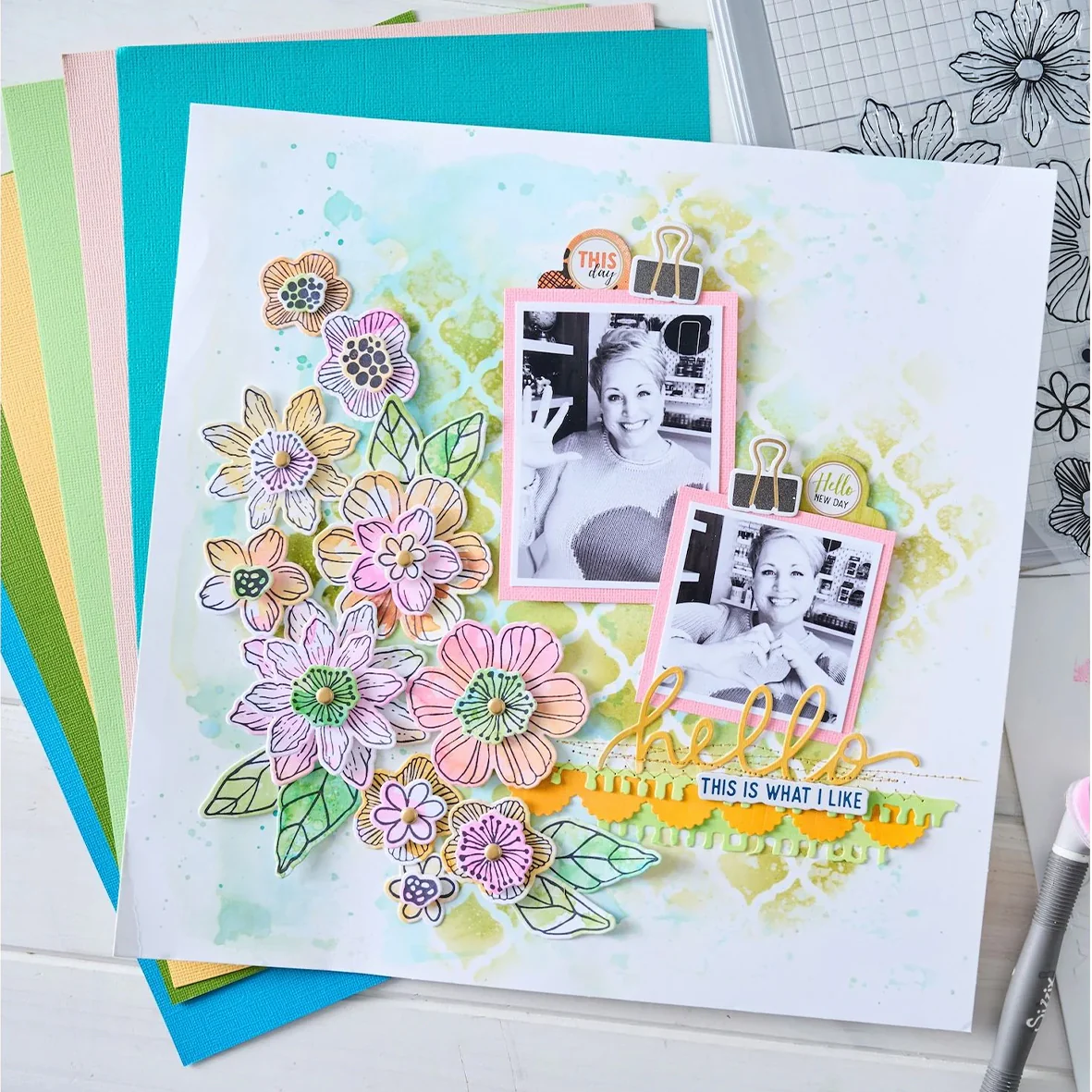 Sizzix • Thinlits 17pcs Die Set Vicki Script 1 by  Vicki Boutin - Image 3