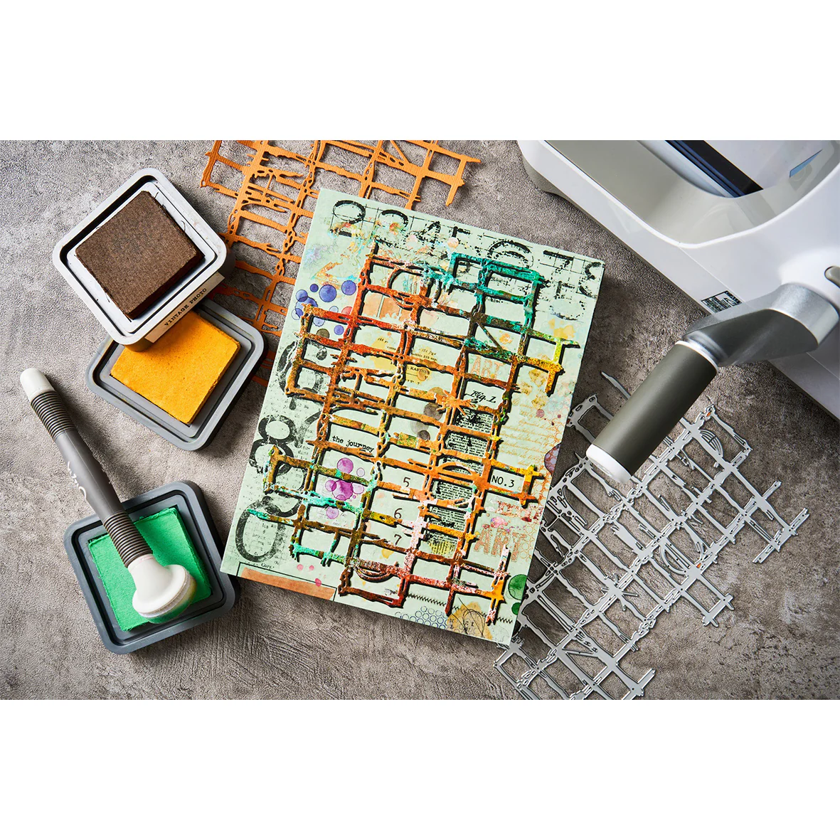Sizzix Thinlits Die Set 1PK - Gridiron by Seth Apter - Image 2