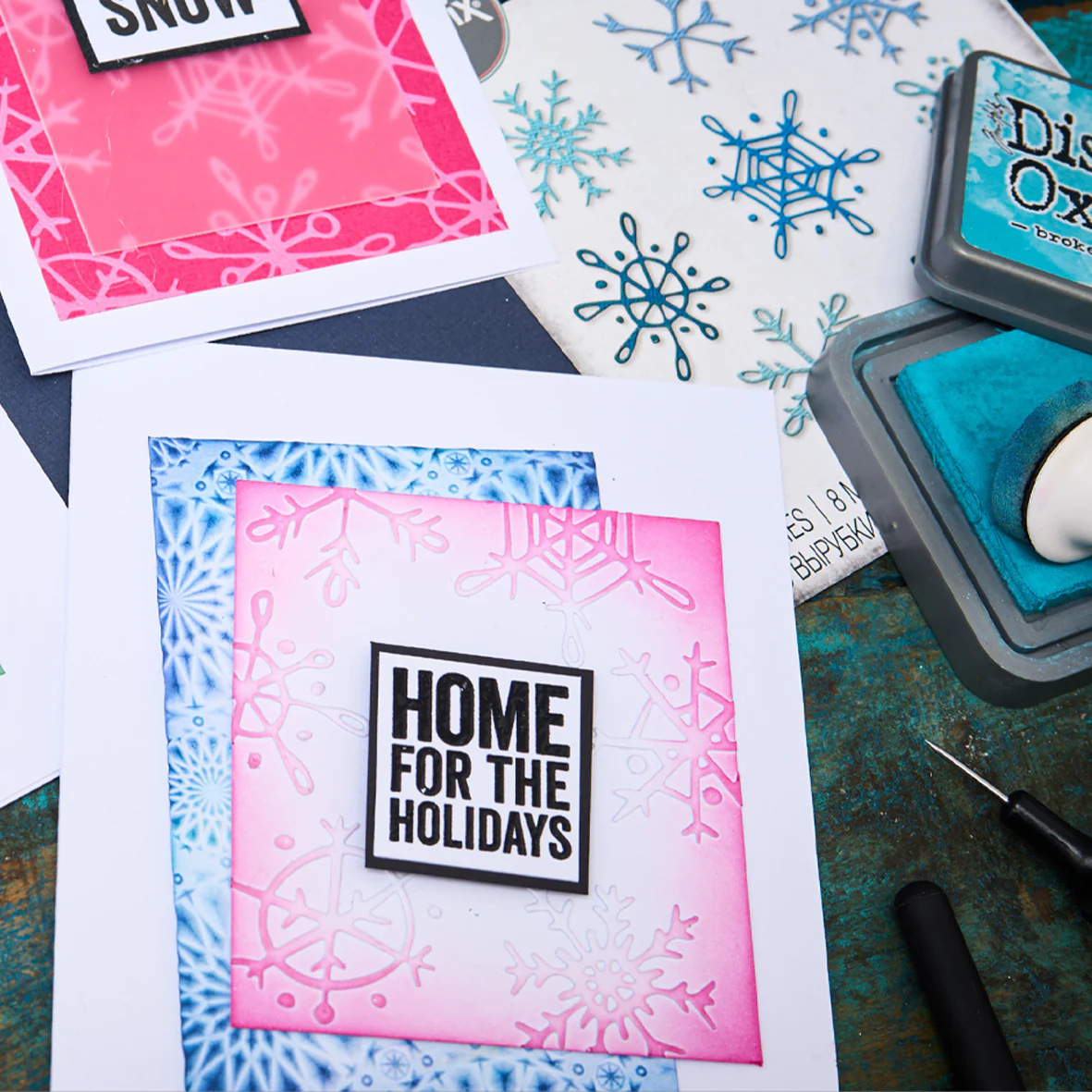 Sizzix Thinlits Die Set 8PK - Scribbly Snowflakes by Tim Holtz - Image 3