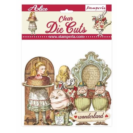 Stamperia Alice Through the Looking Glass Clear Die Cuts
