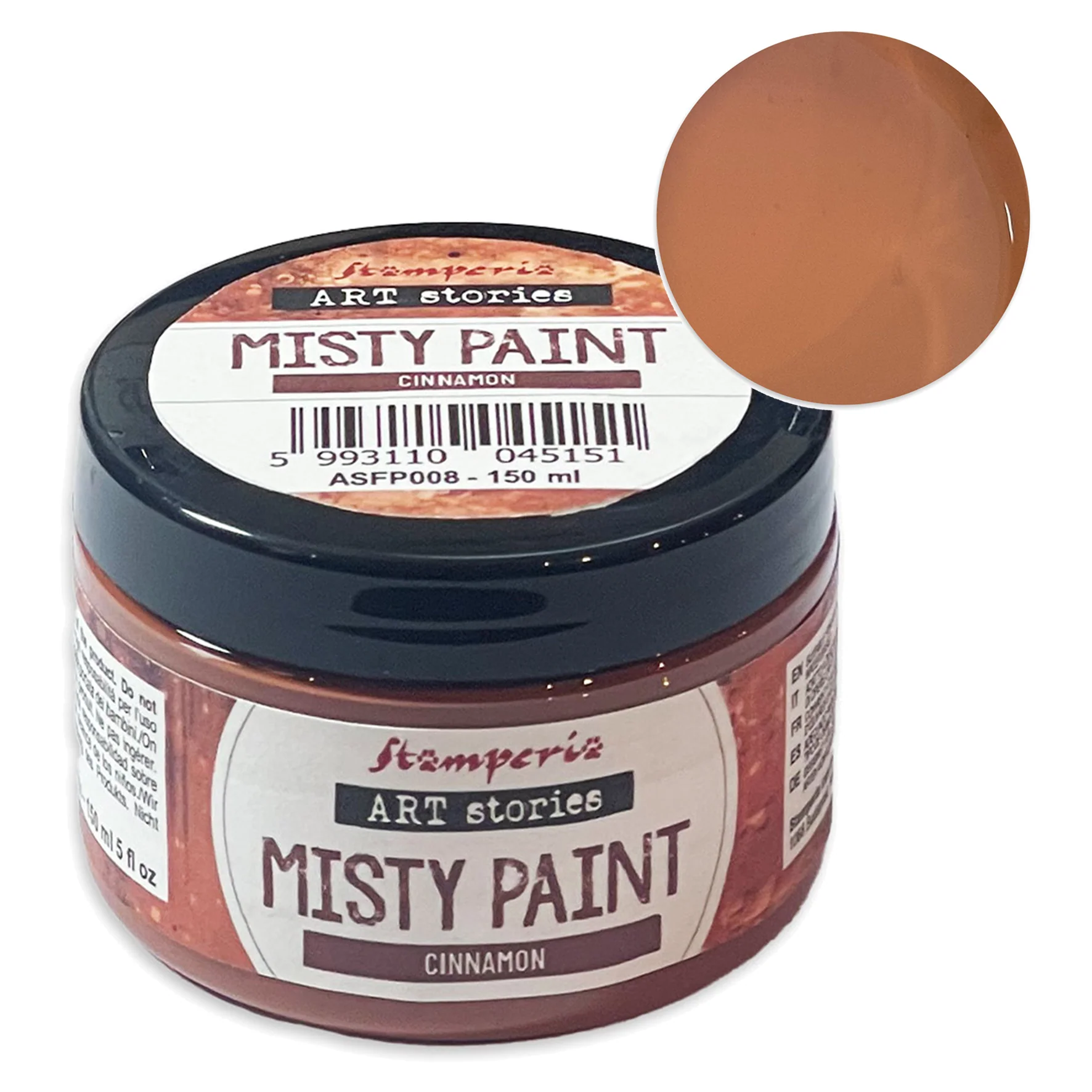 Stamperia Art Stories Misty Paint 150ml Cinnamon