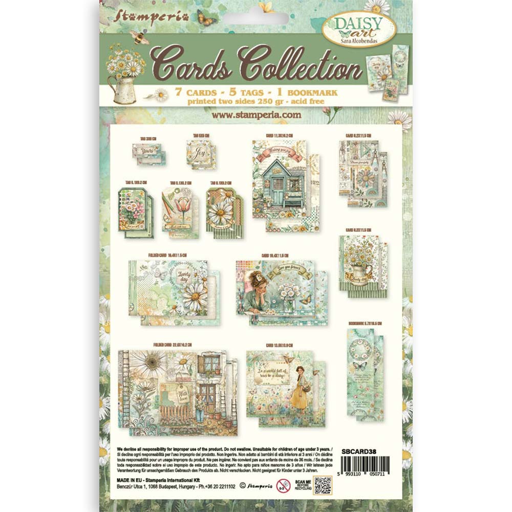 Stamperia Daisy Art Cards Collection - Image 2