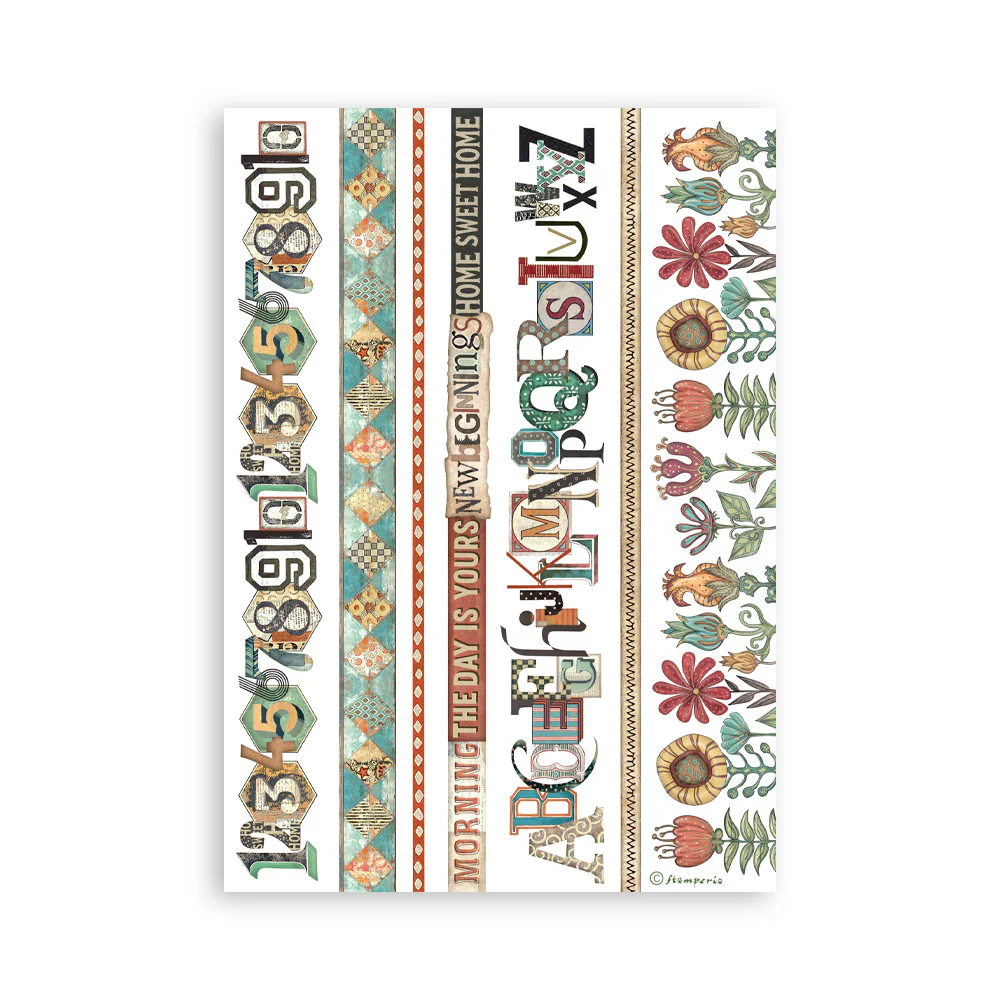 Stamperia Furry Friends A5 Washi Pad (8pcs) - Image 3