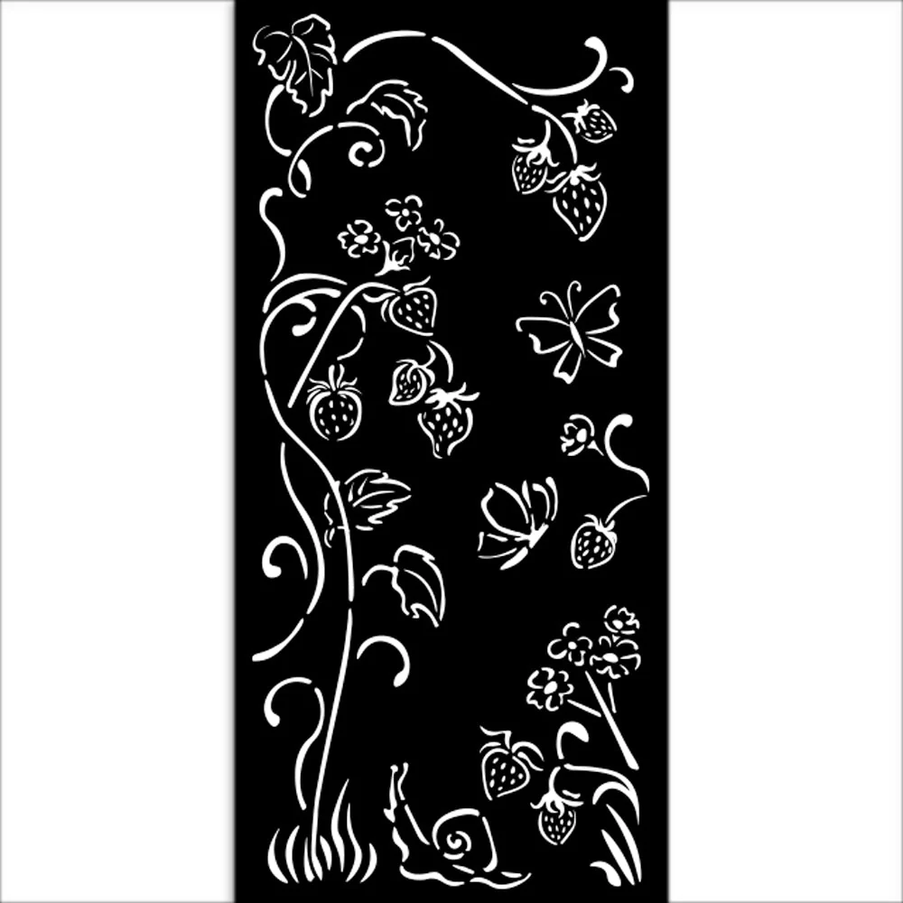 Stamperia Hidden Grove Thick Stencil 12x25cm Strawberries - Image 2