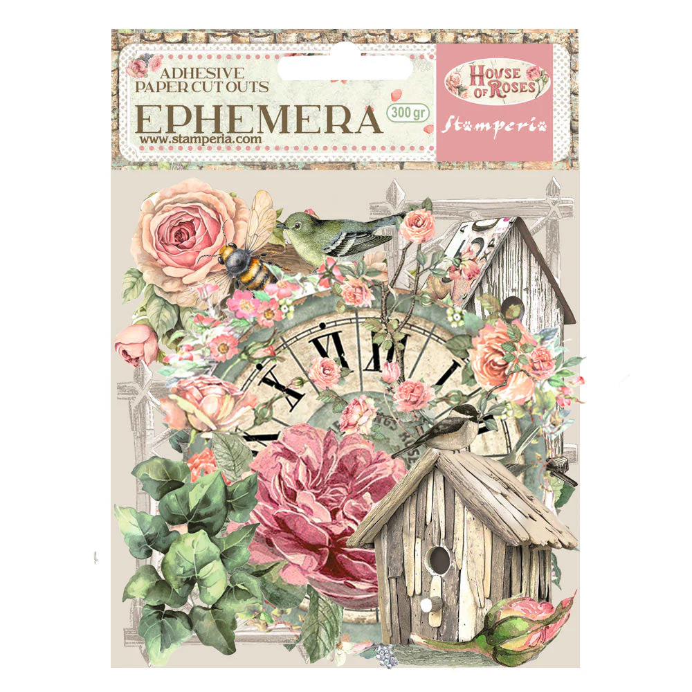 Stamperia House of Roses Ephemera (37pcs)