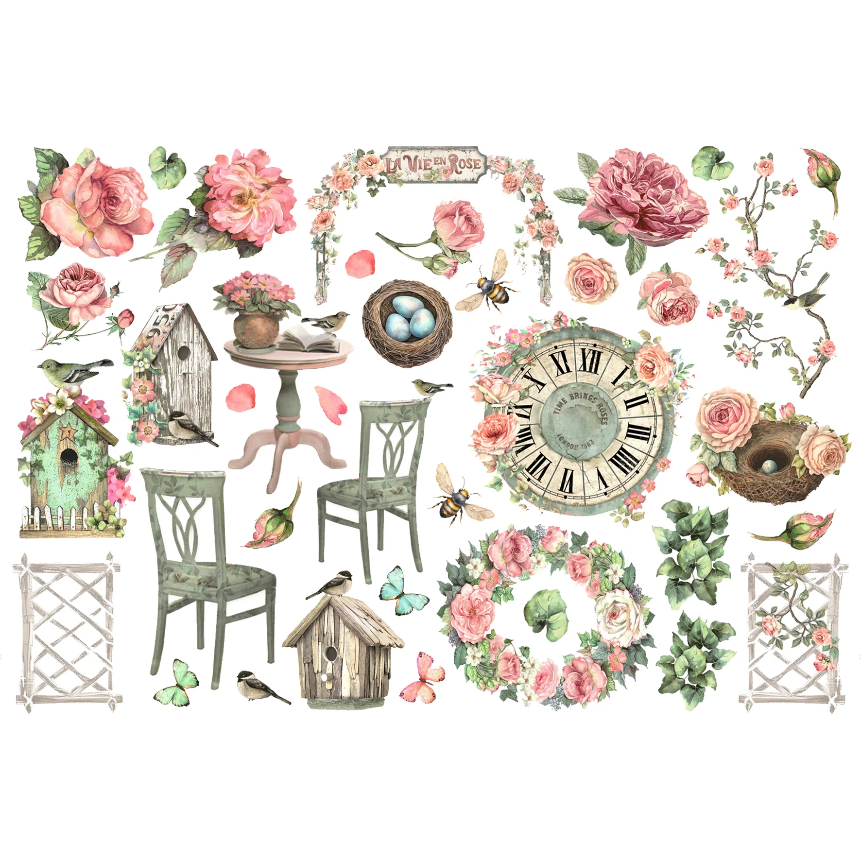 Stamperia House of Roses Ephemera (37pcs) - Image 2
