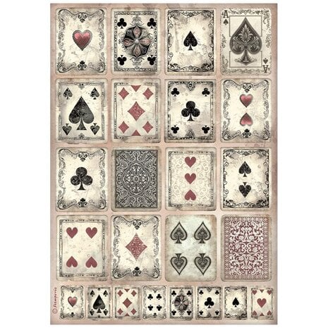 Stamperia Master of Magic A4 Rice Paper Cards (1pc)