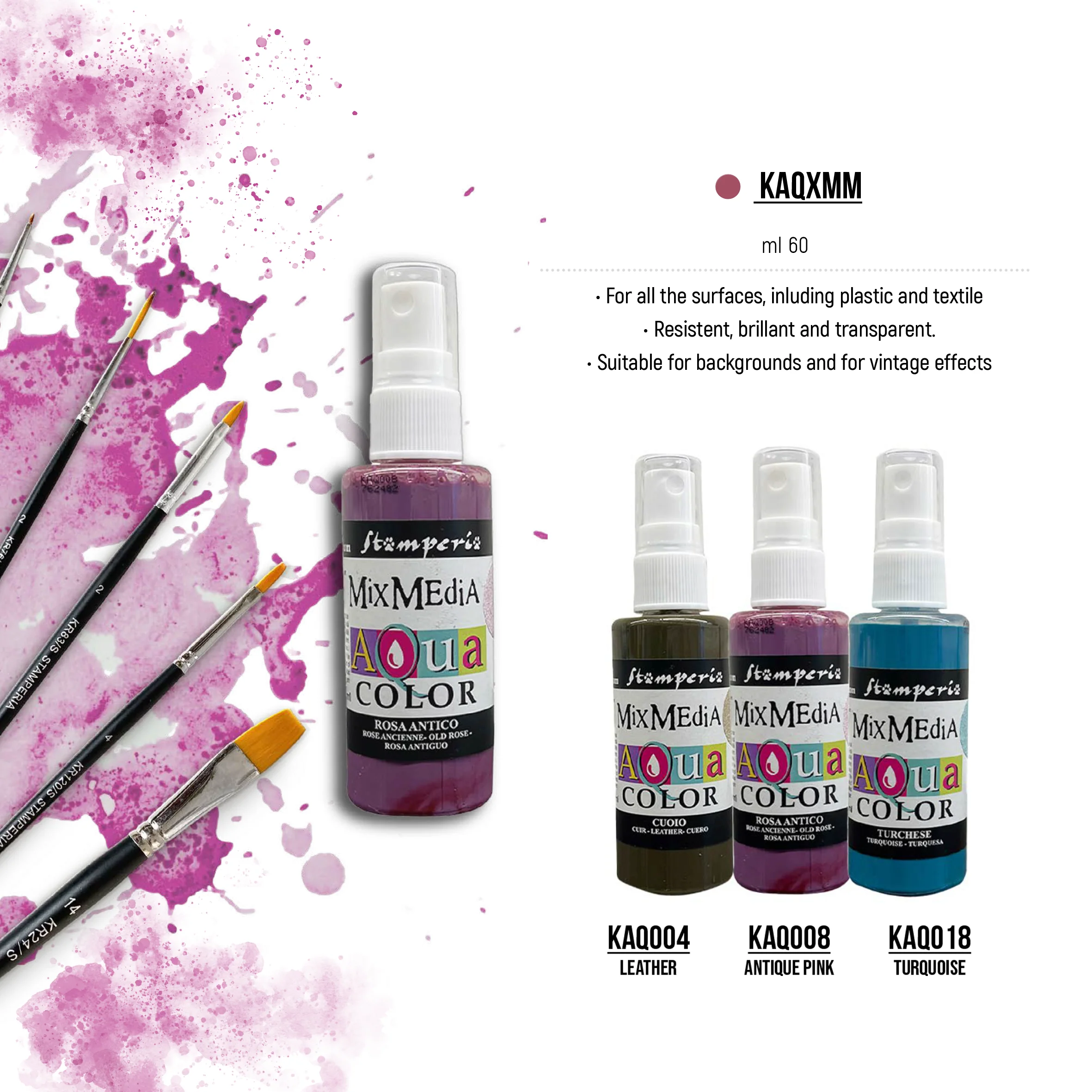 Stamperia Master of Magic Aquacolor Paint Kit (3pcs)