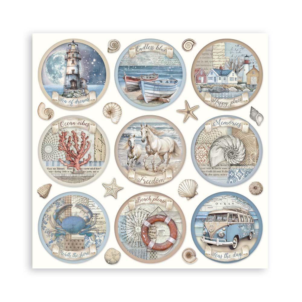 Stamperia Silent Sea 12x12 Inch Paper Pack - Image 11
