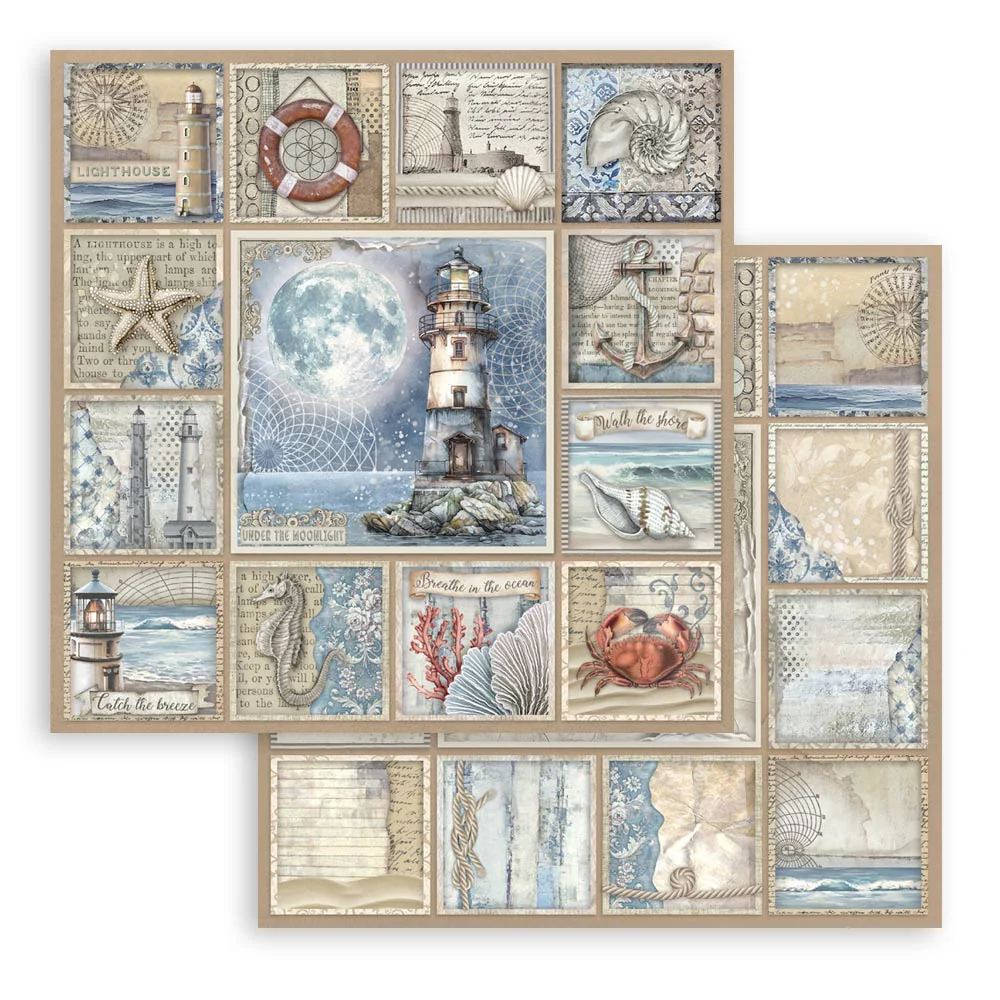Stamperia Silent Sea 12x12 Inch Paper Pack - Image 16