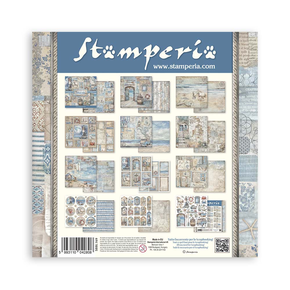 Stamperia Silent Sea 12x12 Inch Paper Pack - Image 2