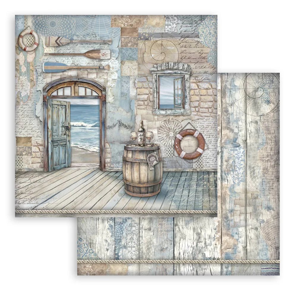Stamperia Silent Sea 12x12 Inch Paper Pack - Image 7
