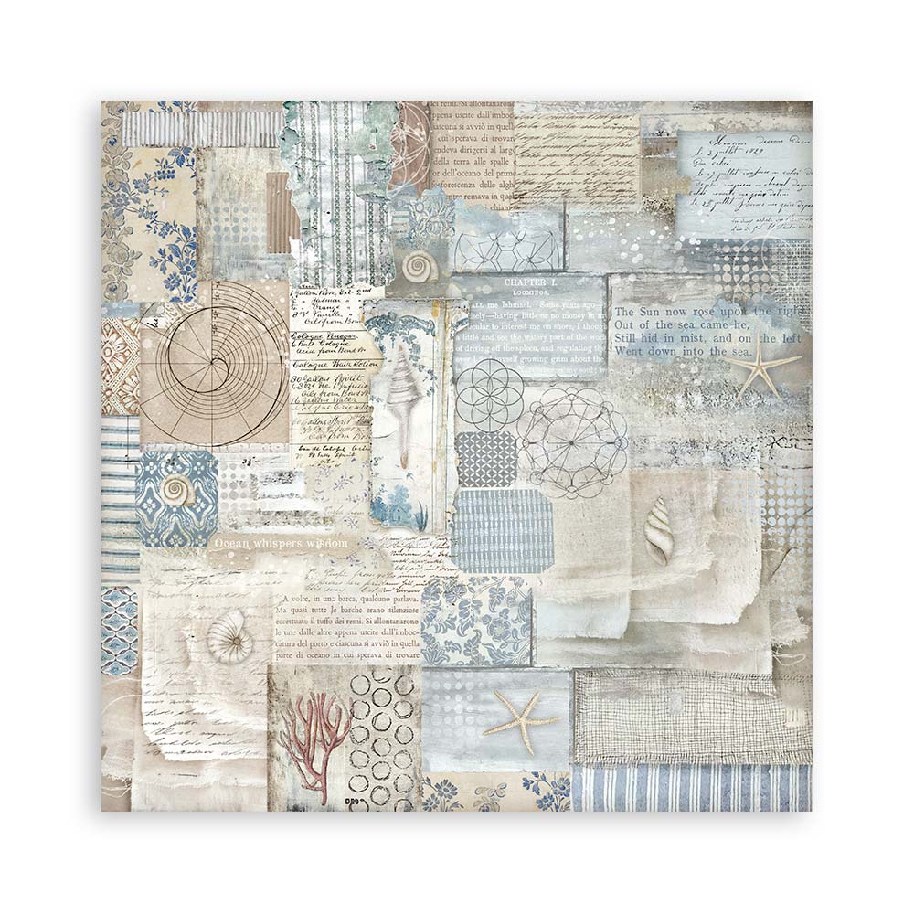 Stamperia Silent Sea 8x8 Inch Paper Pack (Single Face) - Image 13
