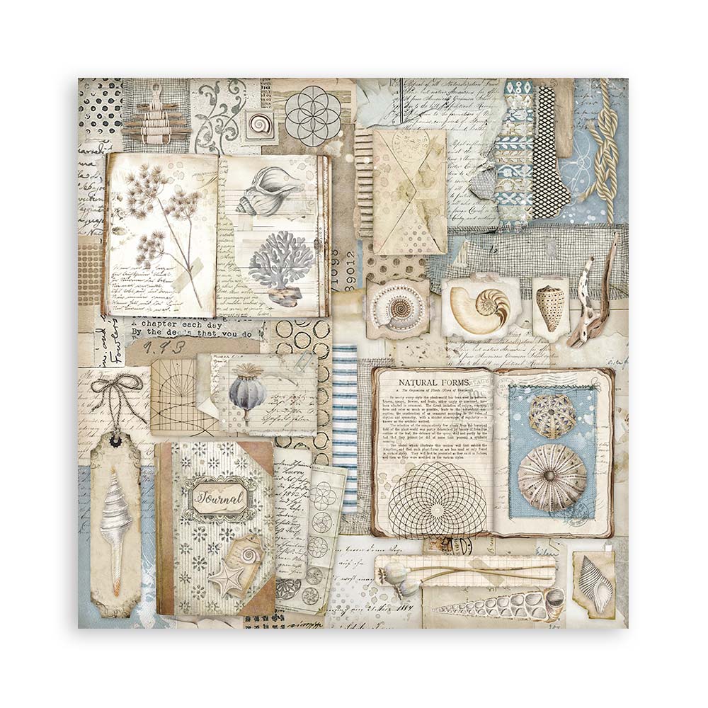 Stamperia Silent Sea 8x8 Inch Paper Pack (Single Face) - Image 15